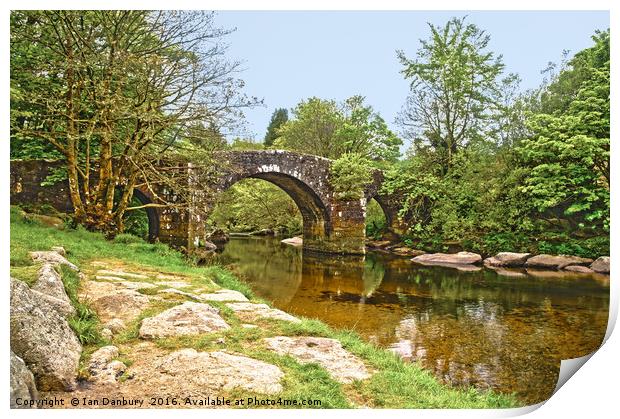 Hexworthy Bridge Print by Ian Danbury