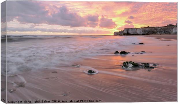 Sunrise at Botany Bay Canvas Print by Ashleigh Salter