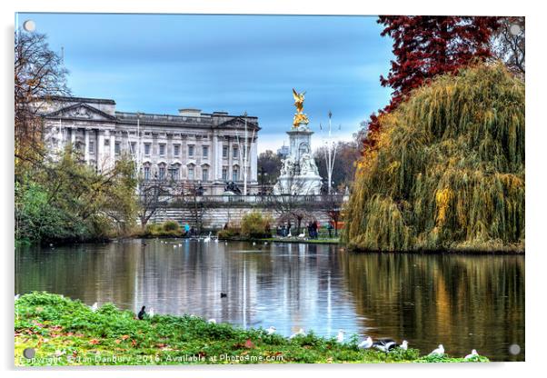 Buckingham Palace View Acrylic by Ian Danbury