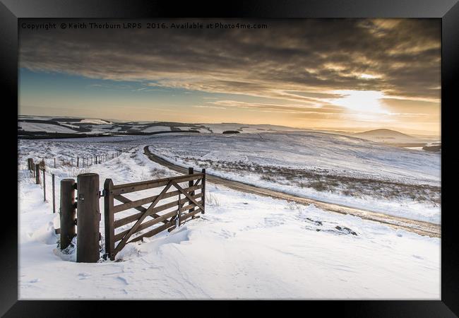 Lammermuir Hills Winter Scenes Framed Print by Keith Thorburn EFIAP/b