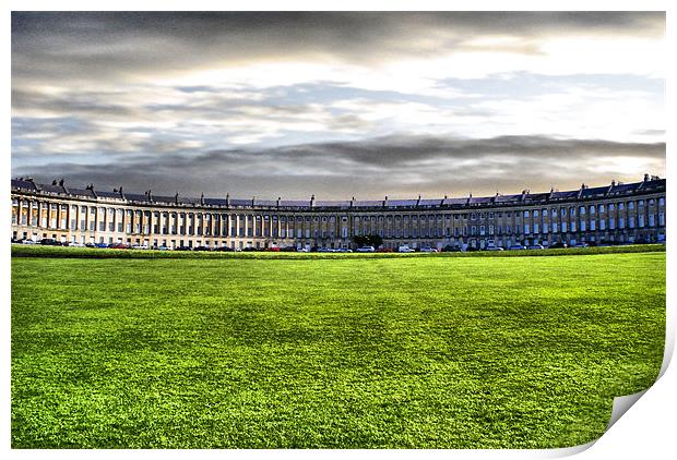 The Royal Crescent Print by John Russell