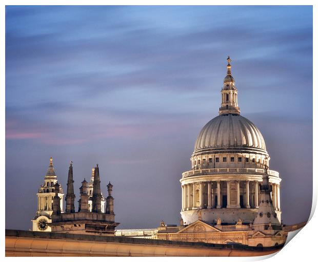 St Pauls Print by Victor Burnside