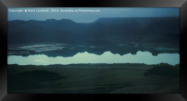 Lake Mead Framed Print by Mark Lovelock