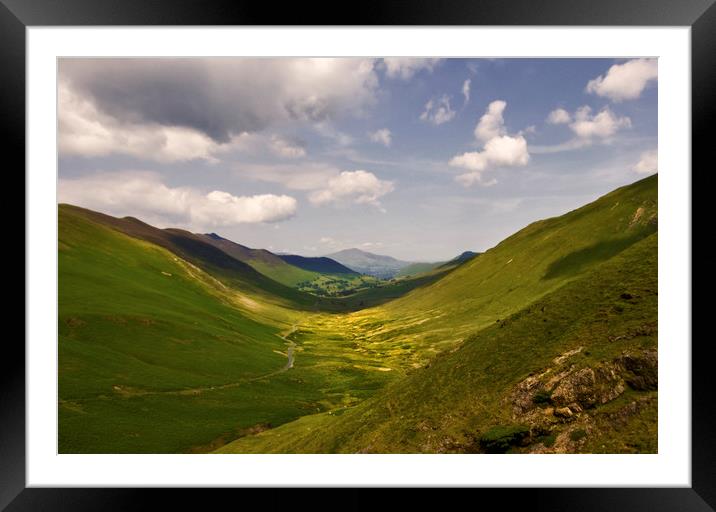 The English Lake District Framed Mounted Print by Darren Burroughs