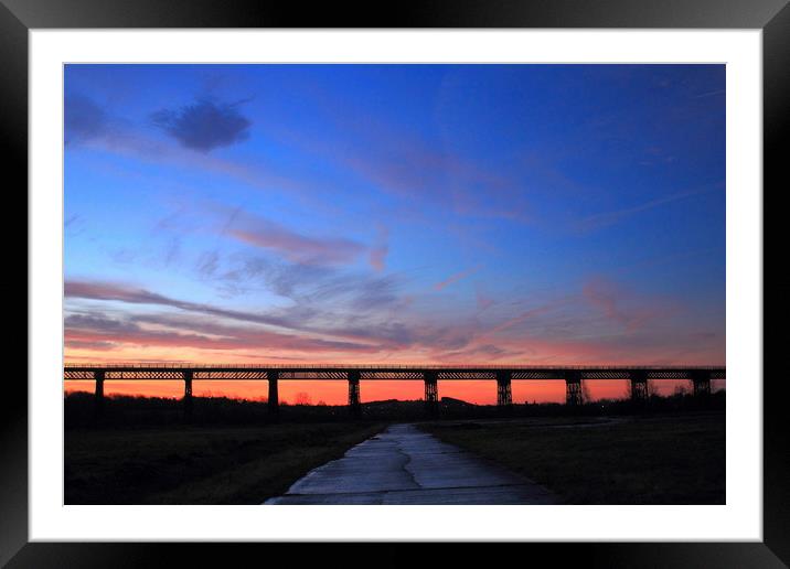 Sunrise at Bennerley Framed Mounted Print by Steve Adams