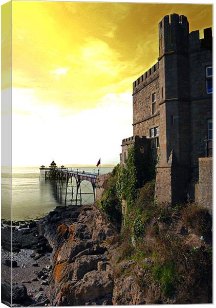 Clevedon Pier Canvas Print by Rob Hawkins