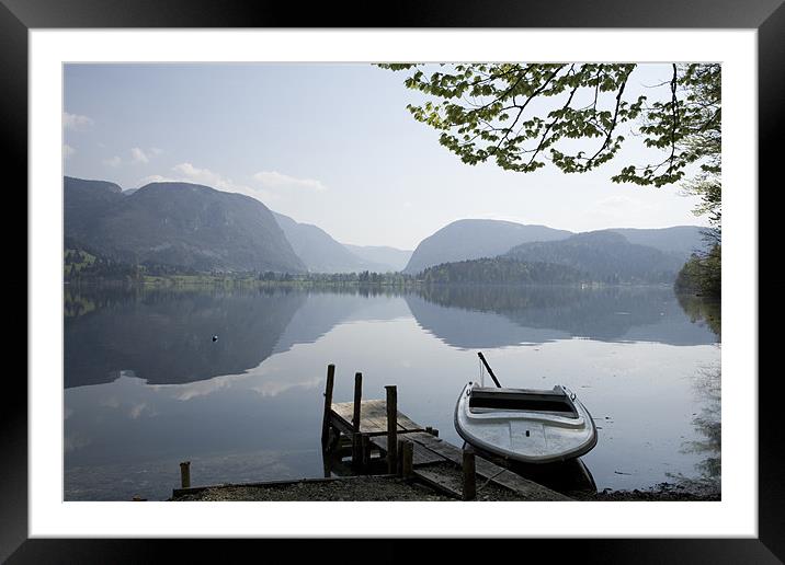 Tranquility Framed Mounted Print by Ian Middleton