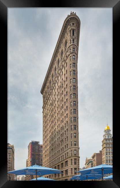 The Flat Iron Building New York City Framed Print by Greg Marshall