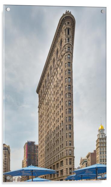 The Flat Iron Building New York City Acrylic by Greg Marshall