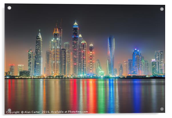 This Is Dubai Acrylic by Alan Carter