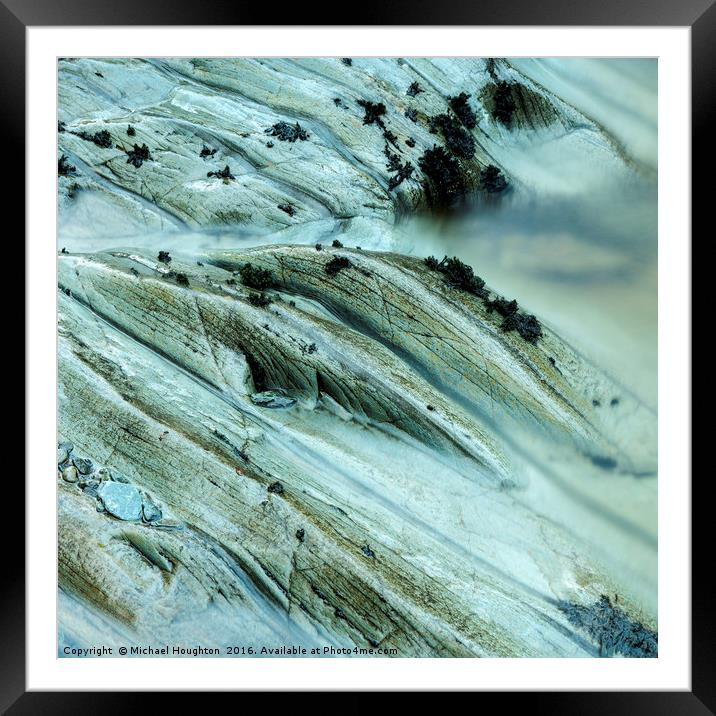 Smooth Stone Framed Mounted Print by Michael Houghton