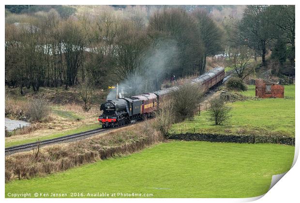 The Flying Scotsman Print by Ken Jensen