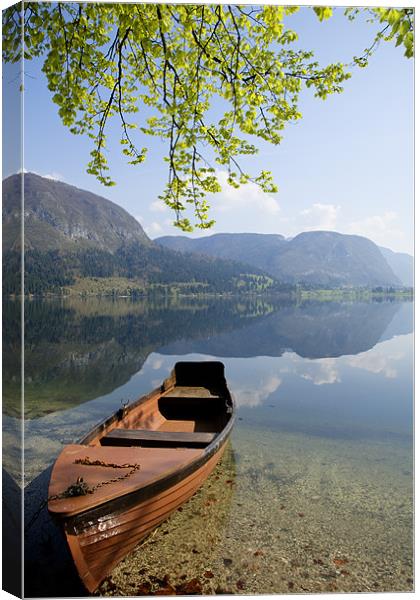 Peaceful Canvas Print by Ian Middleton