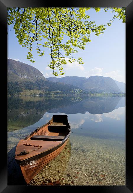 Peaceful Framed Print by Ian Middleton