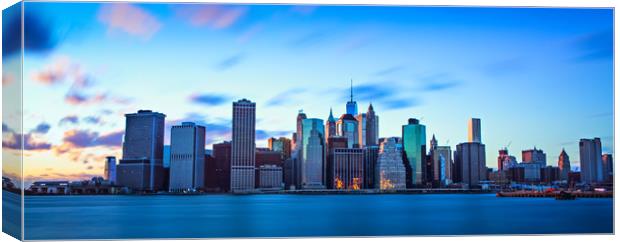 Manhattan Skyline Canvas Print by Chris Owen
