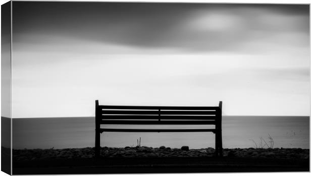 Bench Canvas Print by Andrew chittock