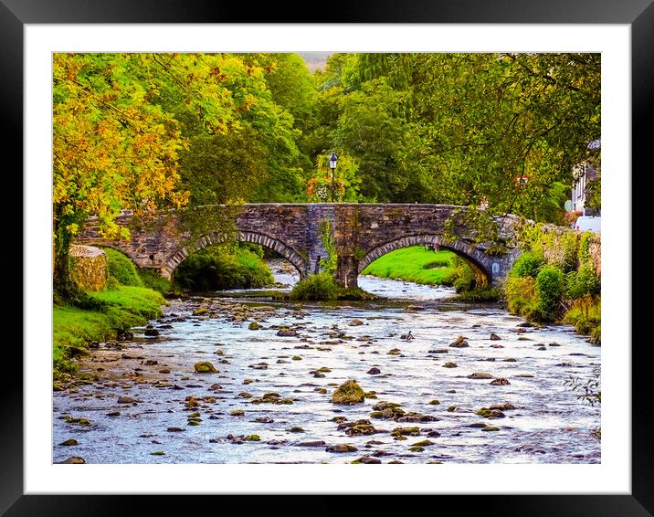 The Bridge Over Waters  Framed Mounted Print by Ellie Rose