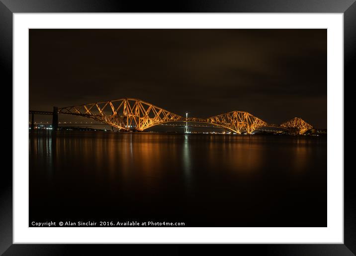 The 3 Bridges  Framed Mounted Print by Alan Sinclair