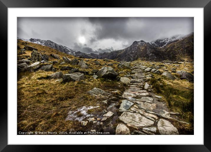 Pathway to Legends Framed Mounted Print by Steve Morris