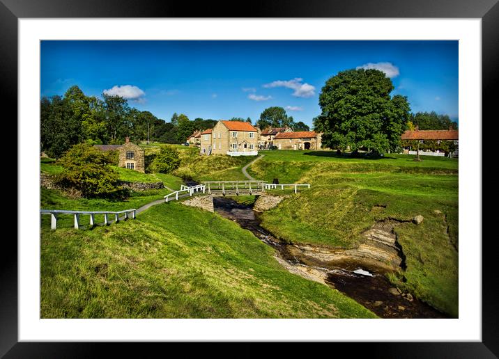 Hutton le Hole Framed Mounted Print by Colin Metcalf