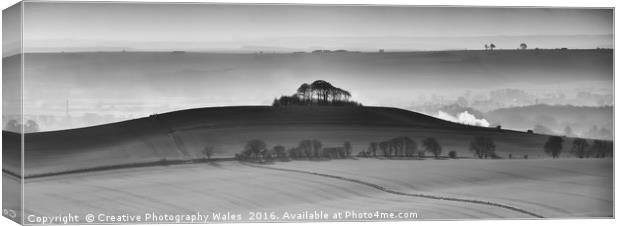 Pewsey Vale, Wiltshire landscape Canvas Print by Creative Photography Wales