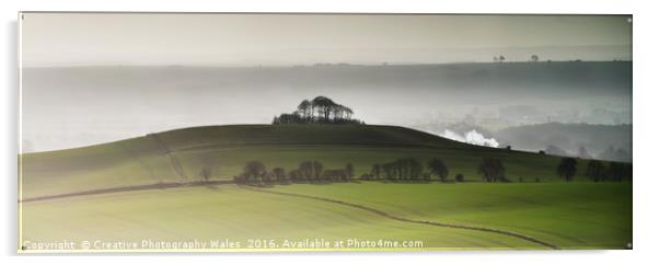 Pewsey Vale, Wiltshire landscape Acrylic by Creative Photography Wales