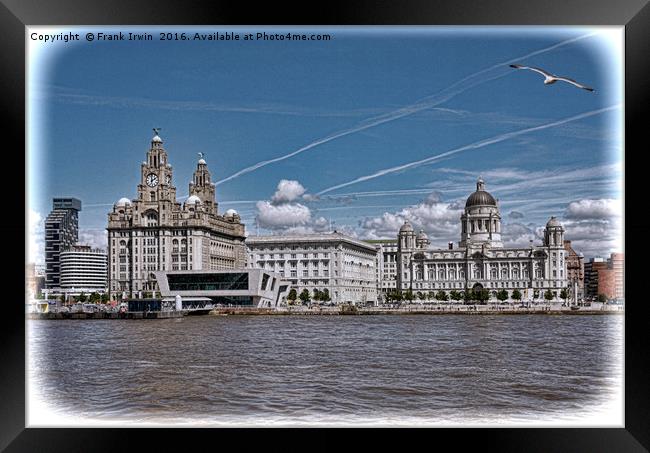 Liverpool's Iconic "Three Graces" Framed Print by Frank Irwin