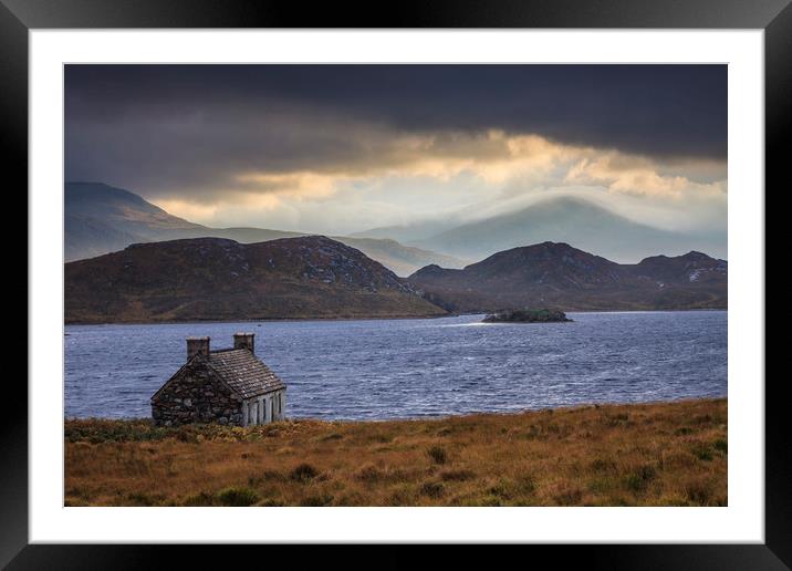 Abandoned Building (Loch Stack) Framed Mounted Print by Andrew Ray