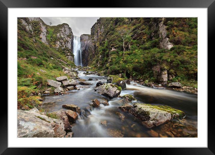 Secret Falls Framed Mounted Print by Andrew Ray