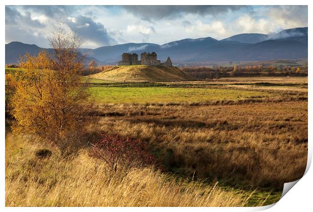 Ruthven Barracks Print by Andrew Ray