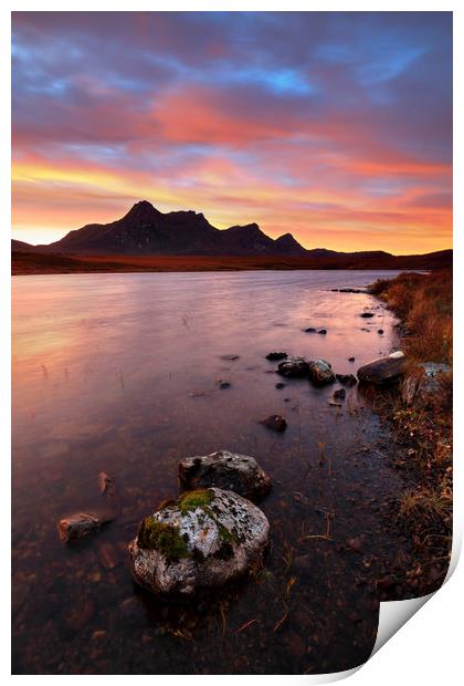Towards Sunrise (Loch Hakel Print by Andrew Ray