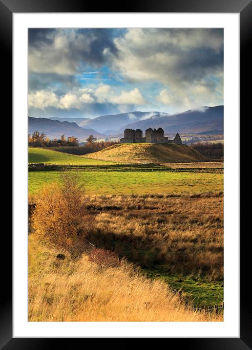 Autumn at Ruthven Barracks Framed Mounted Print by Andrew Ray