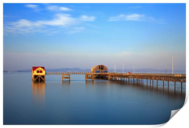 Mumbles Pier Print by Andrew Ray