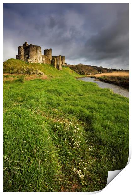Kidwelly Castle Print by Andrew Ray
