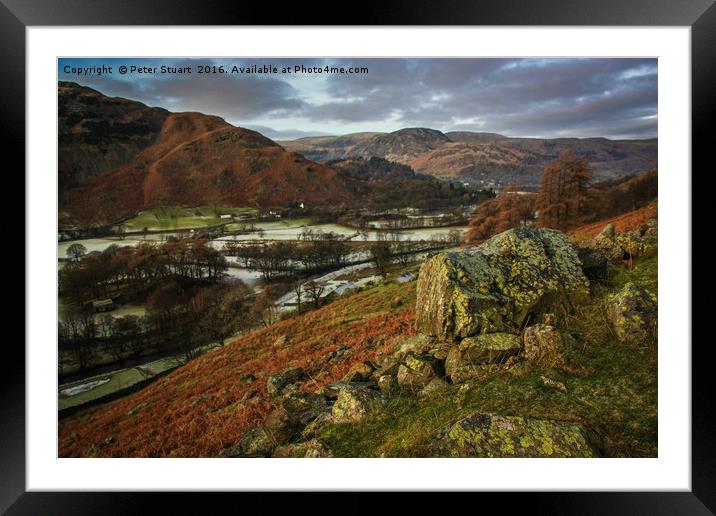 Patterdale, Lake District Framed Mounted Print by Peter Stuart