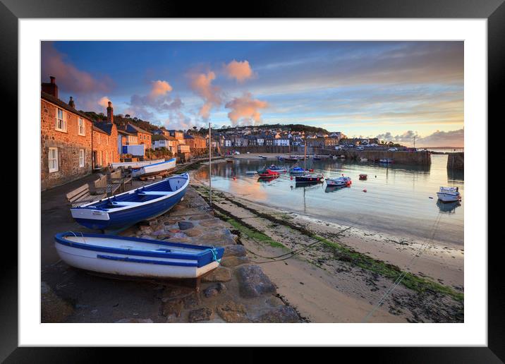 Early Morning (Mousehole) Framed Mounted Print by Andrew Ray