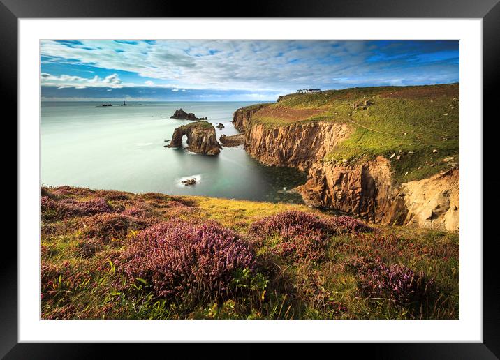 Pordenack Point (Lands End) Framed Mounted Print by Andrew Ray