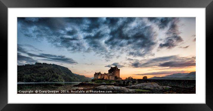 Eilean Donan Castle Framed Mounted Print by Craig Doogan