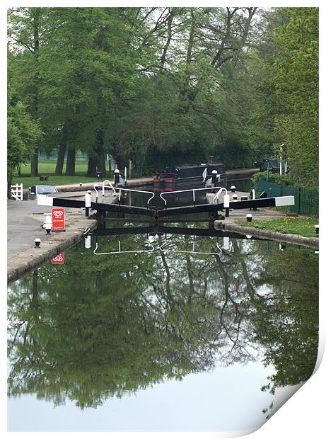 Cowley Lock Print by Chris Day