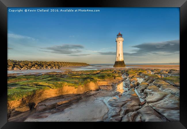 Fort Perch Rock Lighthouse Framed Print by Kevin Clelland