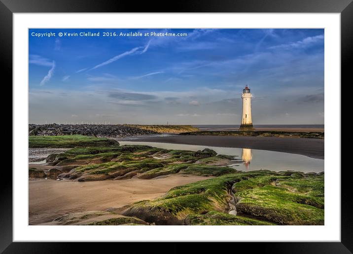 Fort Perch Rock Lighthouse Framed Mounted Print by Kevin Clelland