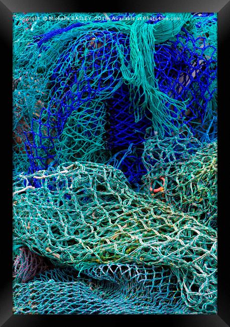 Catching The Blues Framed Print by Michelle BAILEY