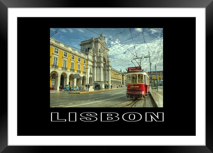 Lisbon  Framed Mounted Print by Rob Hawkins
