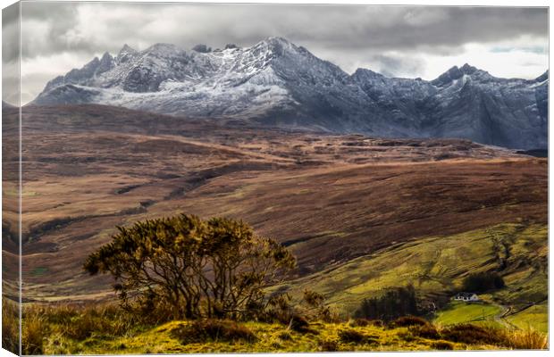 The House, the Glen and the Mountain Canvas Print by Rob Lester