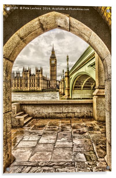 London Big Ben Acrylic by Pete Lawless