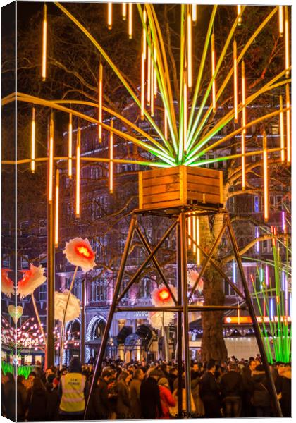 London Lumiere Canvas Print by Peter Bunker