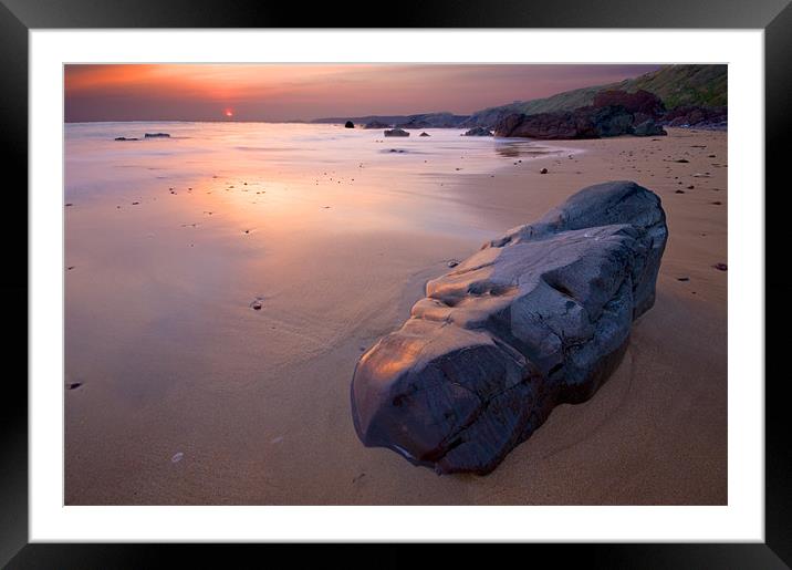 Distant Sun Framed Mounted Print by Mark Robson