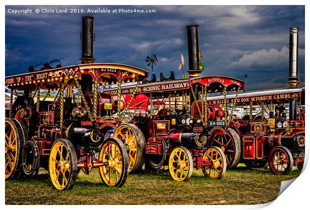 Steam Power Print by Chris Lord