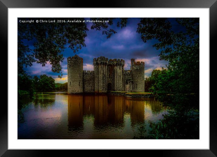 Bodium Castle Framed Mounted Print by Chris Lord