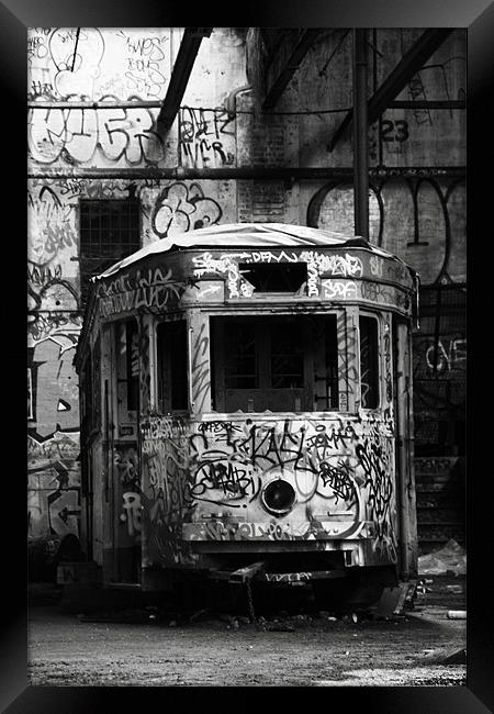 Abandoned transport Framed Print by Heath Birrer